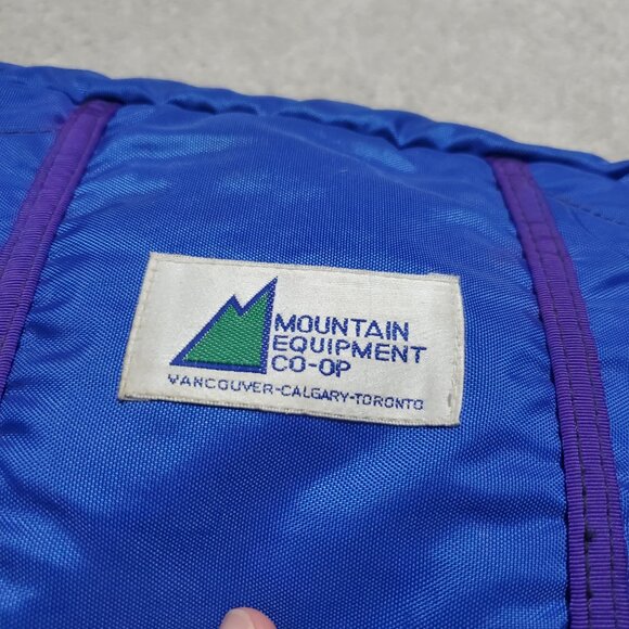 MEC 90s Vintage Explorer Fanny Pack Waist Bag Gorpcore Hiking Rock Climbing Blue - Picture 6 of 11